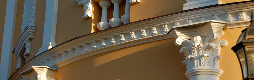 Колонны на фасаде дома своими руками